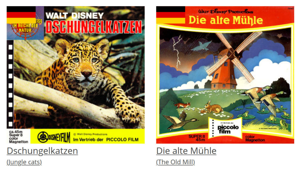 German covers